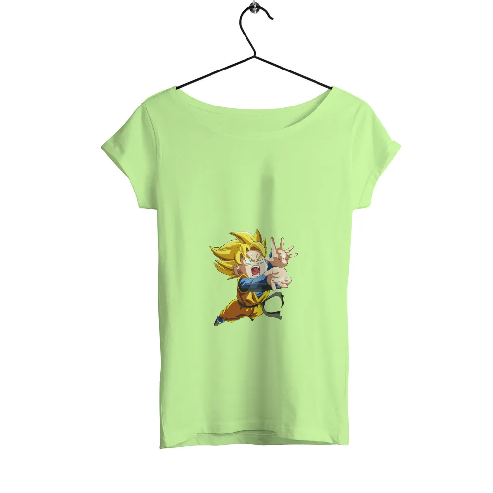 T-Shirts Custom: Goku Super Saiyan Anime Design|owen power