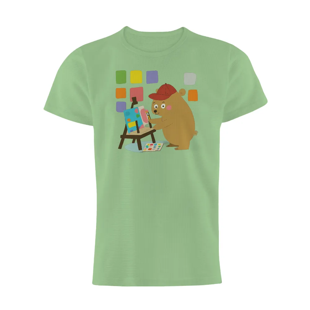 Custom T-Shirt Printing: Benny the Bear's Artistic Adventure|banksy street art t shirts