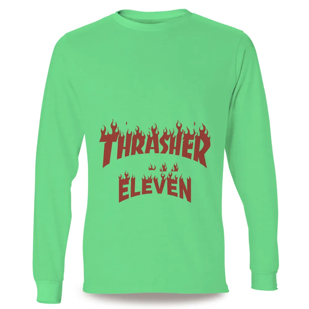 T-Shirts Custom: Thrasher Eleven - Skateboarding Spirit|bloody mary shirt spirit halloween