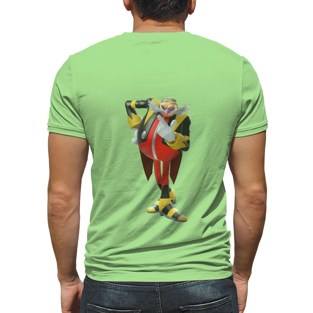 TShirt Printing: Dr. Eggman - Iconic Gaming Villain|memphis grizzlies retro t shirt