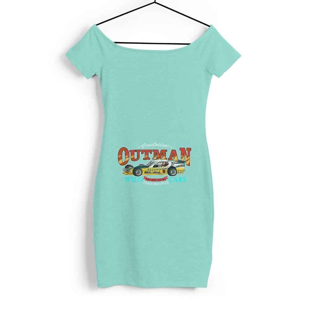 TShirt Design: OUTMAN Wild Cars - Retro Racing Adventure|adventure time official merch