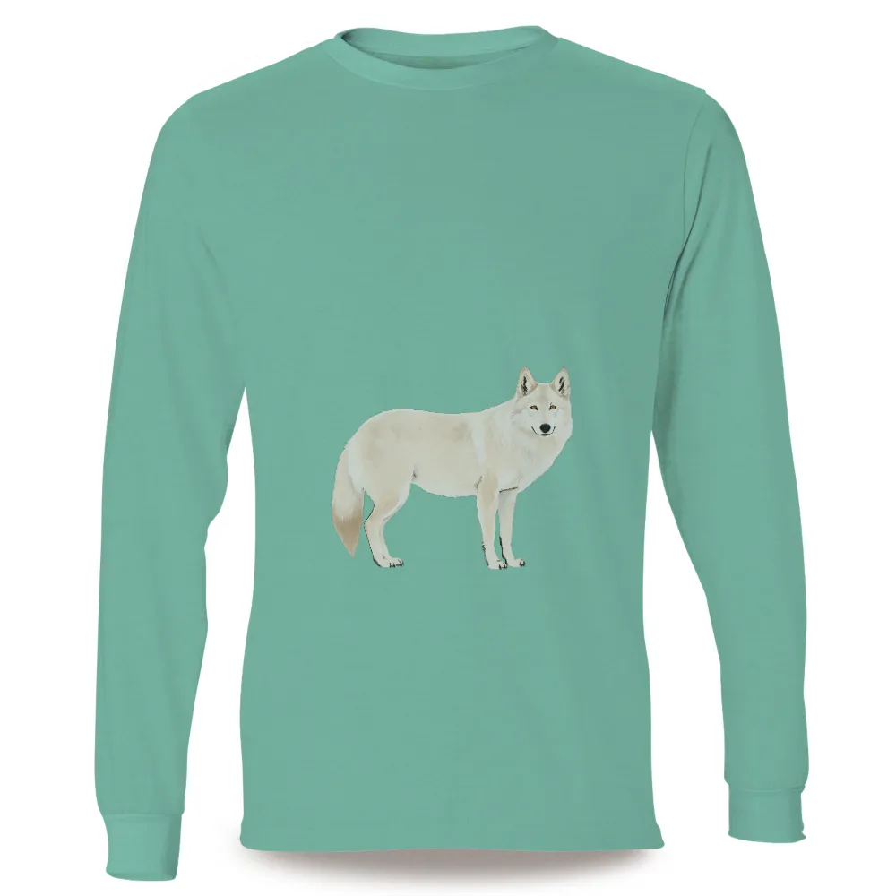 White Wolf T-Shirt Printing: Embrace the Spirit of Freedom|wildlife t shirt online