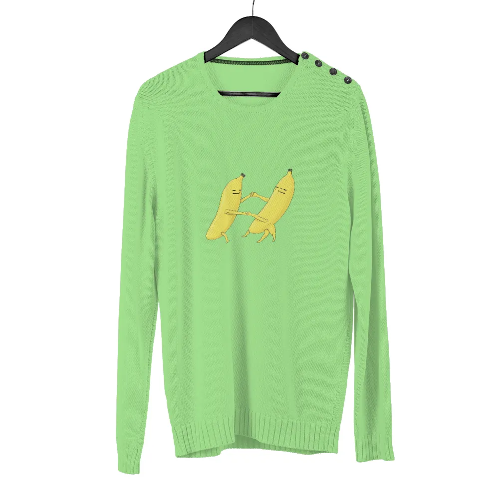 Tee Shirts Printed: Dancing Bananas - Friendship and Joy|banksy joy millward