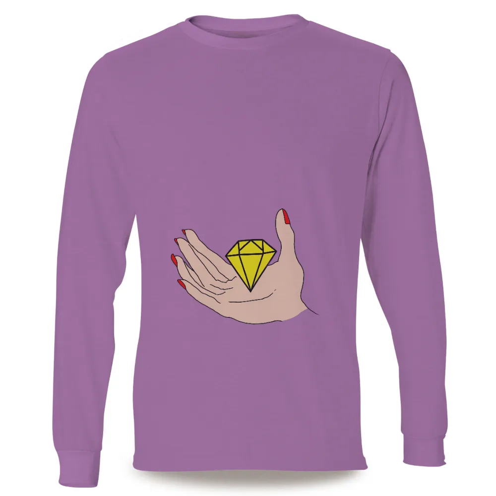 Shirts Graphic Tees: Diamond in Hand - Value and Discovery|5sos merch take my hand tour