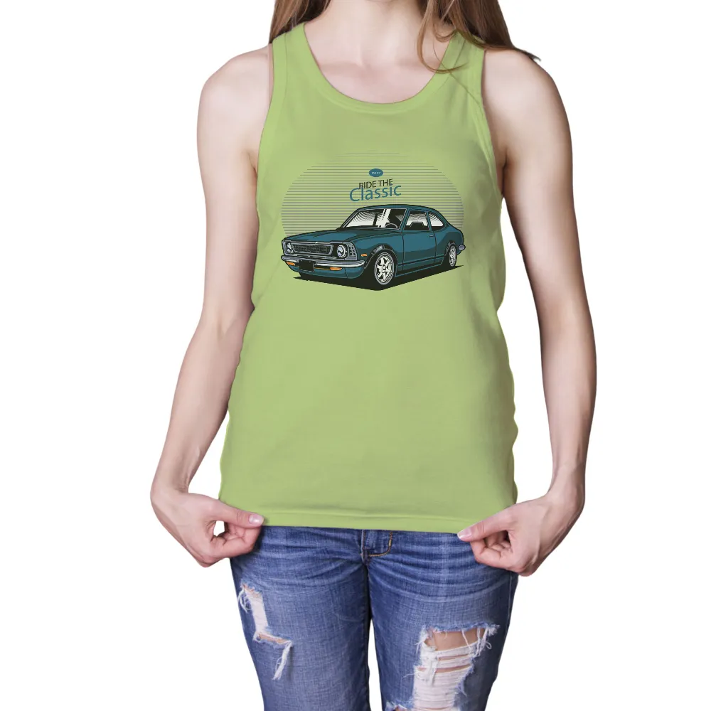 TShirt Printing: Ride the Classic Muscle Car - Vintage & Retro|capitalist nostalgia shirt