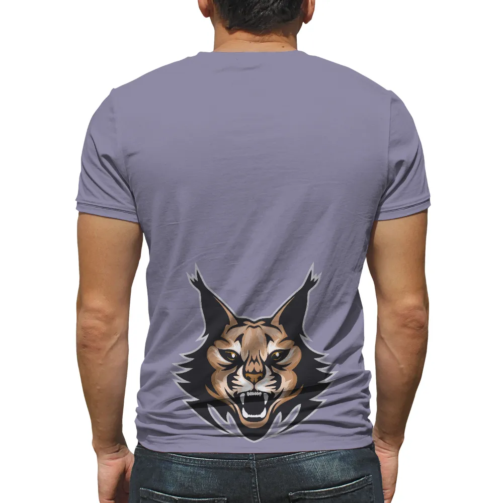 Custom T-Shirt Printing: Unleash Your Inner Warrior with Fierce Lynx Design|custom summer camp tees