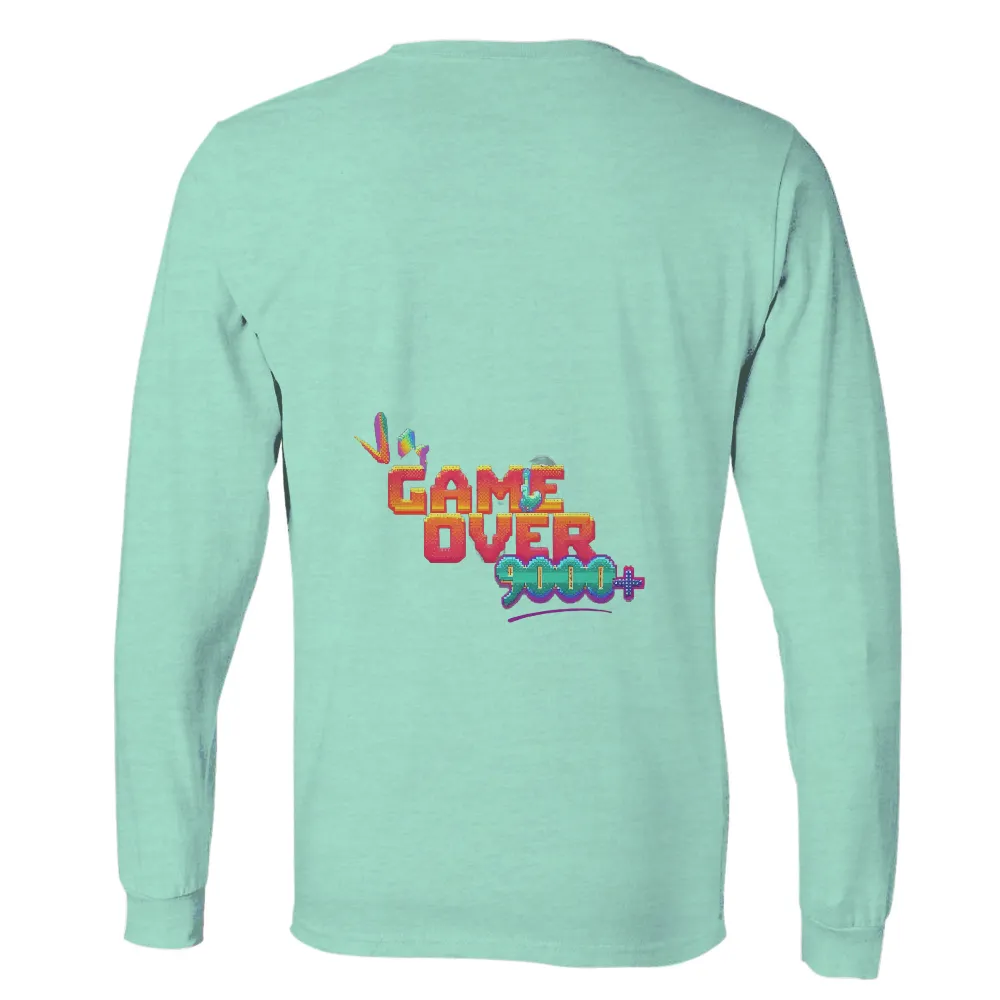 Custom Tee Shirts: Retro Pixel Art GAME OVER Design|meme shirt acnh