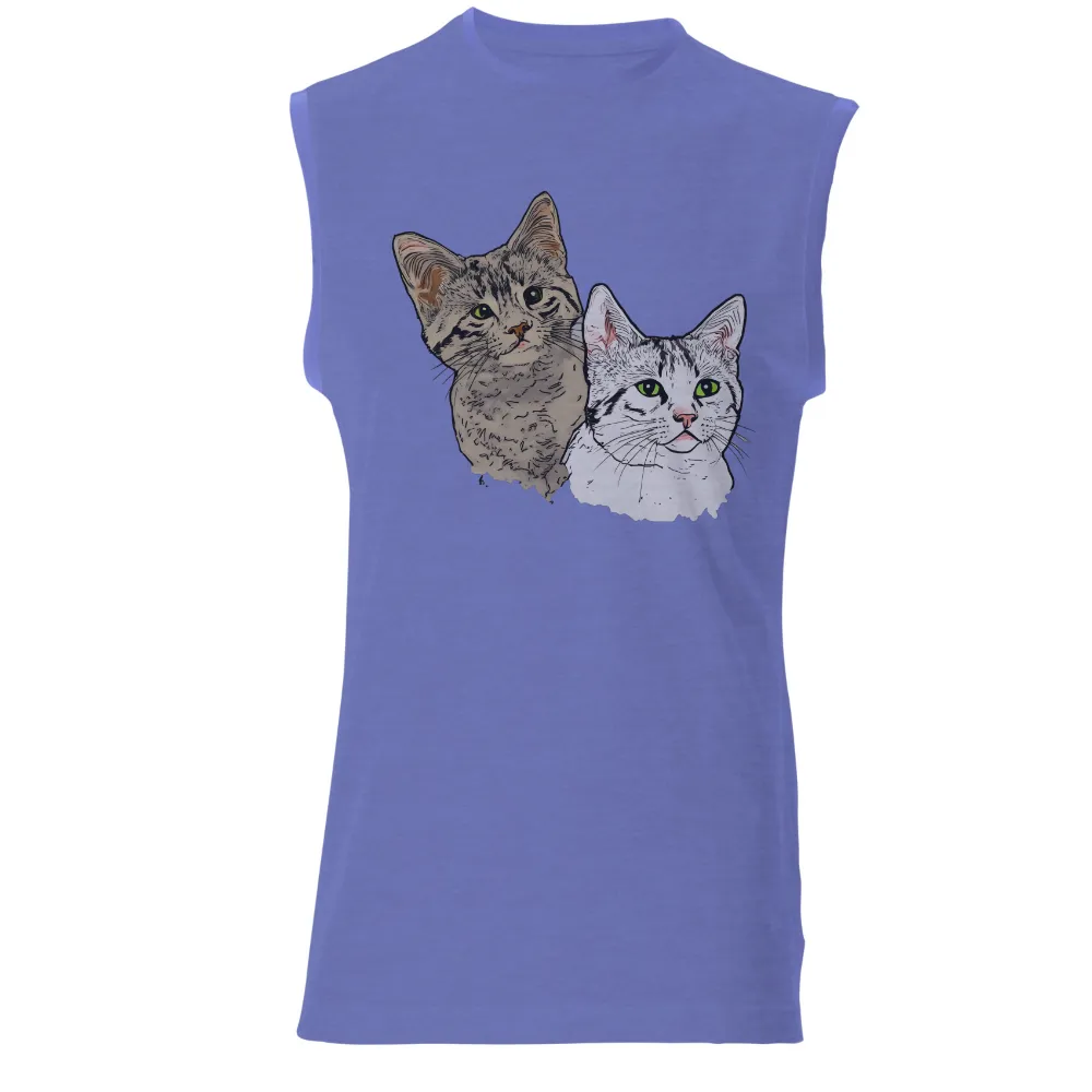 Whiskers and Paws: A Feline Friendship T-Shirts Pattern|cats are aliens t shirt