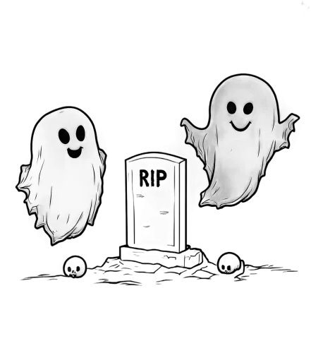 Tee Shirt Printing: Ghostly Grins - Playful Spirits in the Graveyard