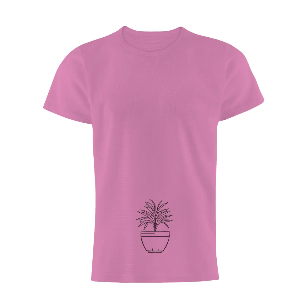 Nature's Resilience: Potted Plant T-Shirts Design|next nature sun club arctic orange shirt