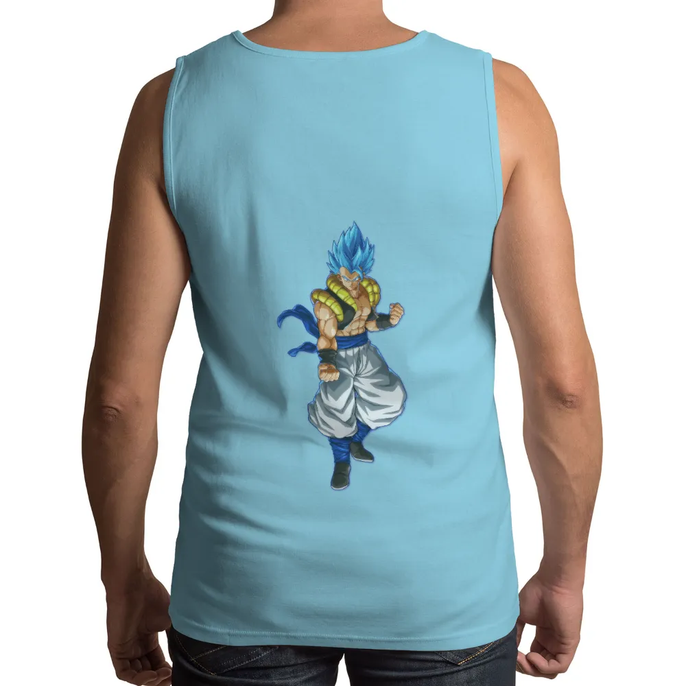 Custom T-Shirt Printing: Super Saiyan Blue Gogeta - Anime Power|dragon ball z workout pants