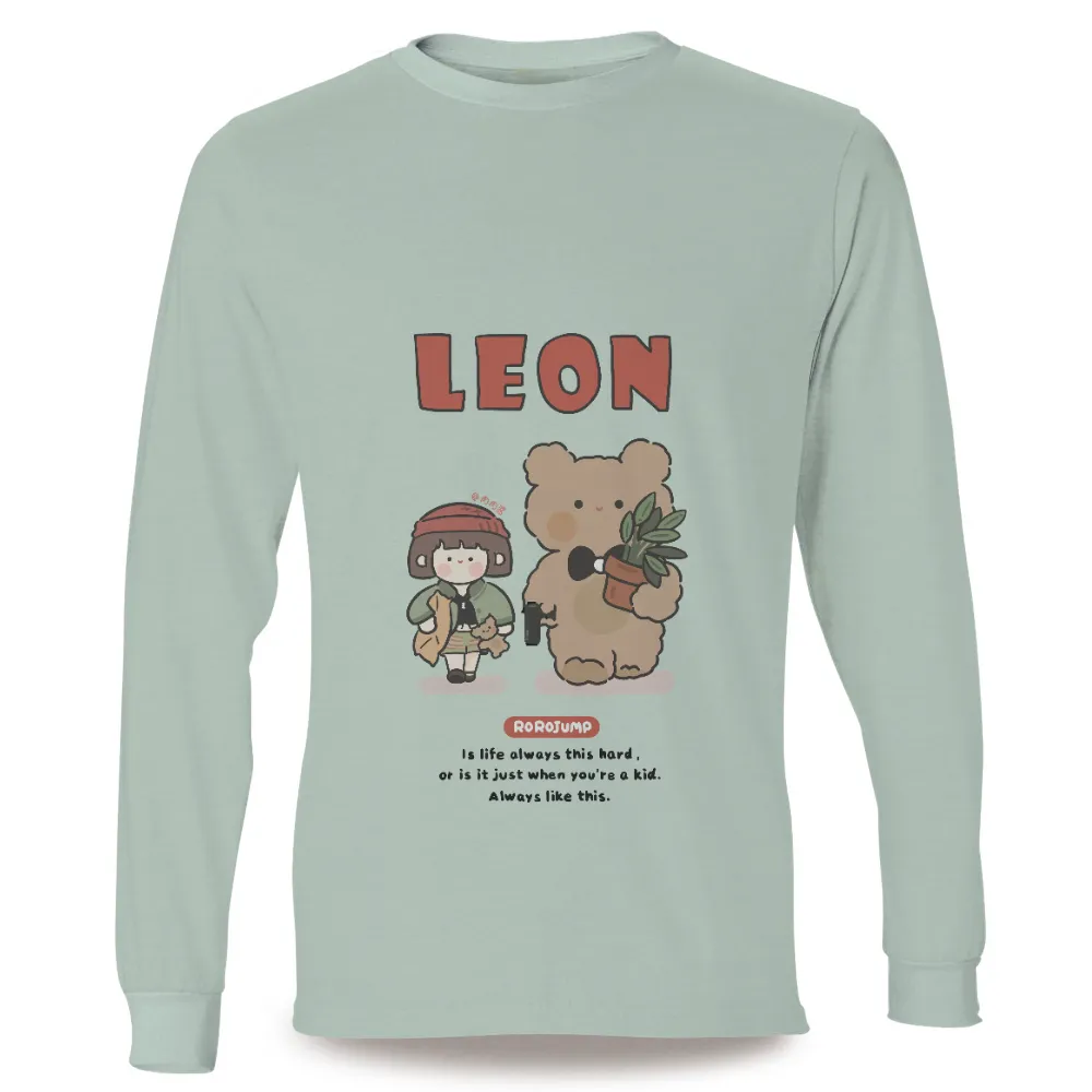 Leon & RoroJump: A Journey of Friendship and Growth | TShirt Printing|biggie smalls vintage