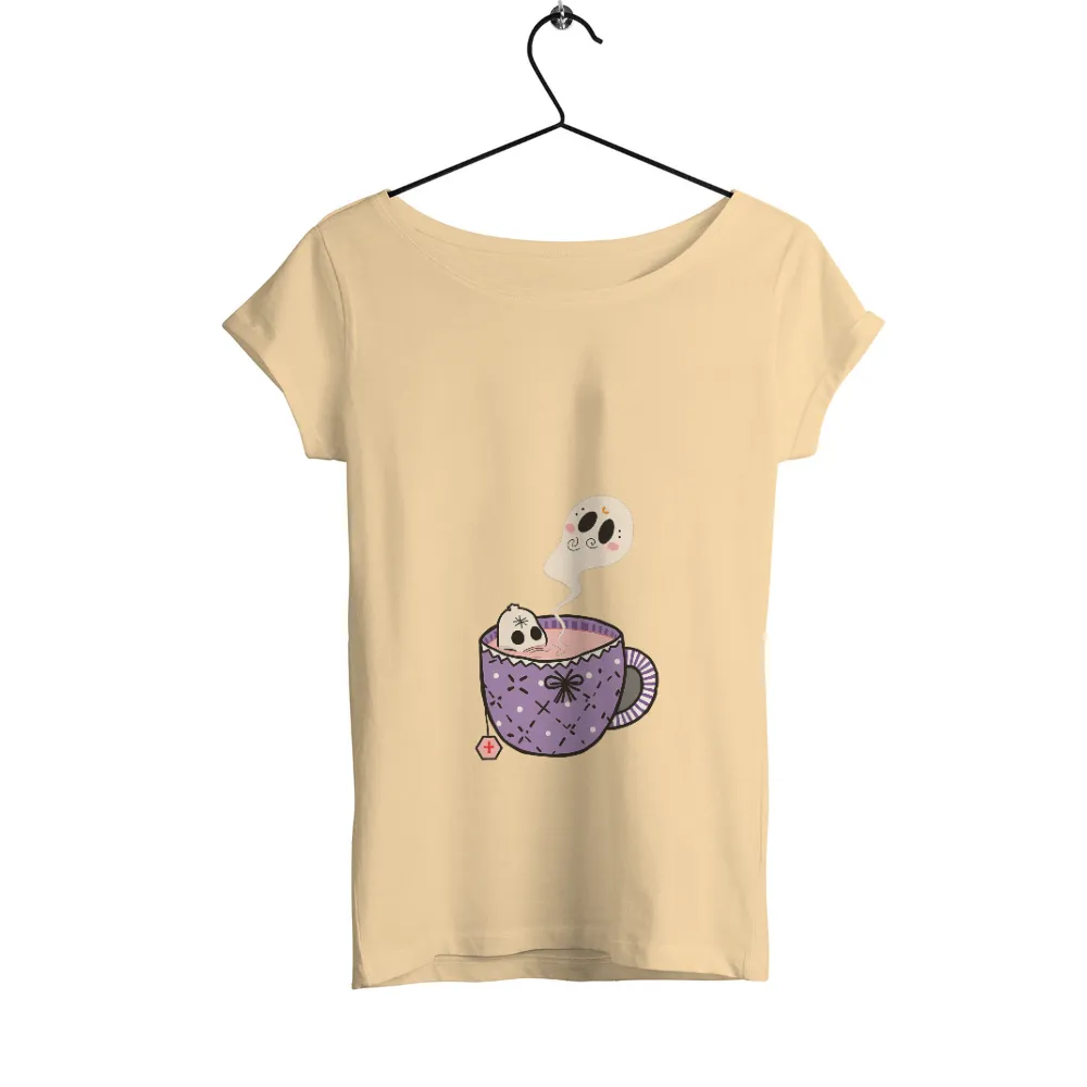 T-Shirts Custom: Whimsical Ghost Tea Party|Whimsical ghost tea party