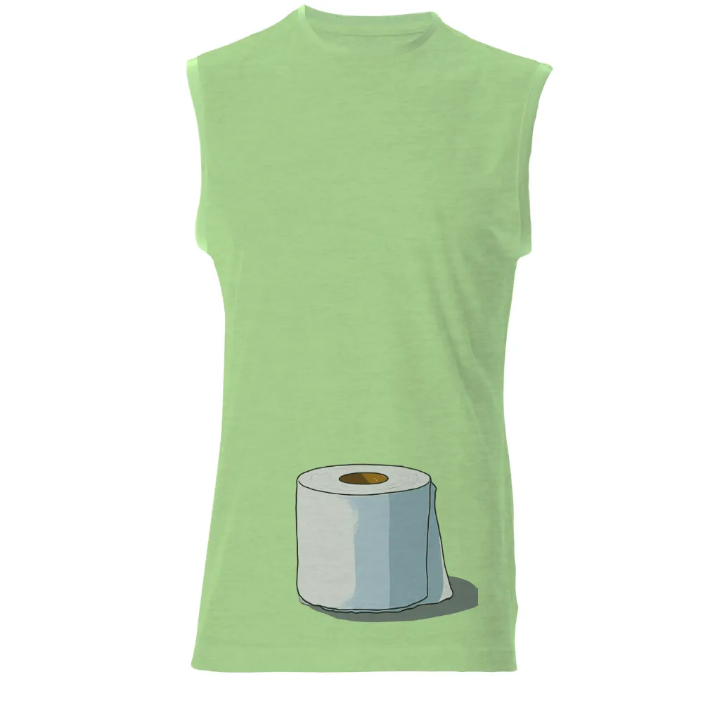 Tee Shirt Printing: Toilet Paper Roll - Minimalist Humor Design|philadelphia eagles toilet paper