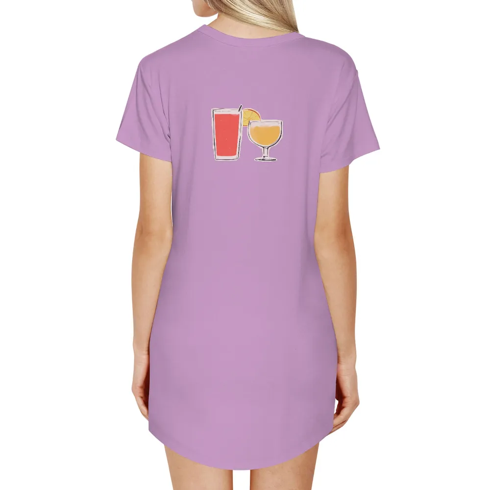 Custom Tee Shirts: Vibrant Drinks for Every Occasion|light long sleeve t shirts for summer