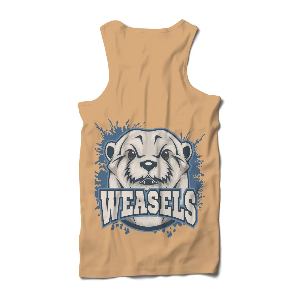 TShirt Printing: Fierce Weasel Sports Team Mascot|endor forest summer camp shirt