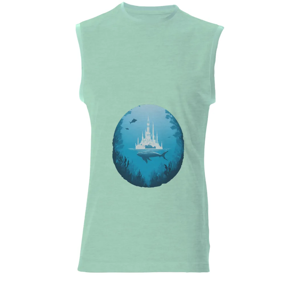 Customized Tee Shirts: Explore the Enchanting Underwater Castle|adventure time star wars shirt