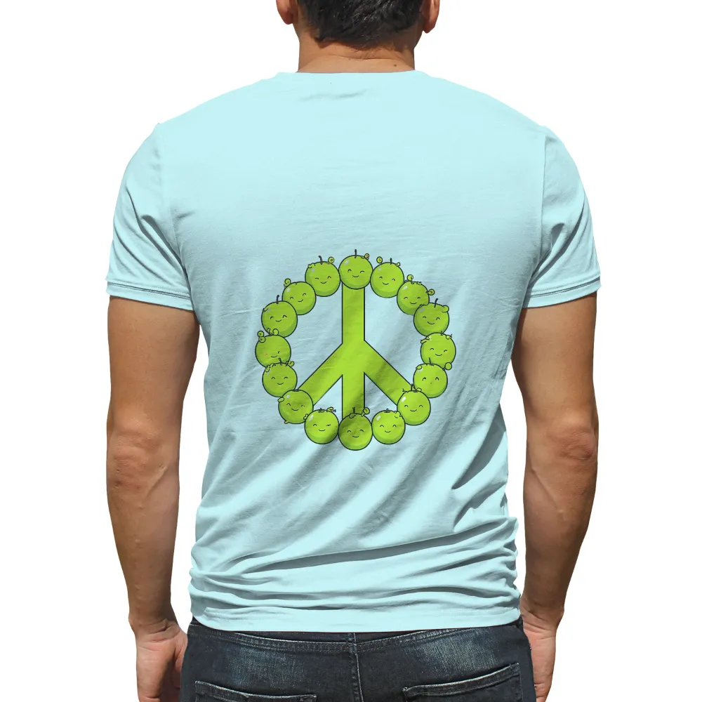 T-Shirts Custom: Peace & Joy - Lime Green Harmony Design|harmony day t shirts best and less