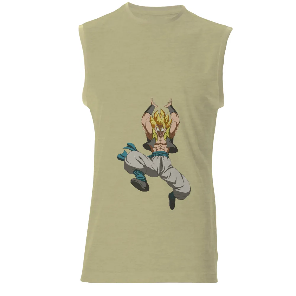 Gogeta Super Saiyan T-Shirt Printing: Power and Determination|the new day feel the power t shirt