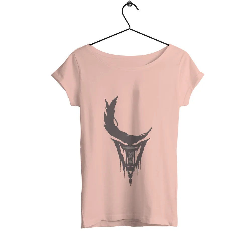 T-Shirts Design: Ancient Deer Statue - Artistic Nature Inspired|peace love valentine shirt