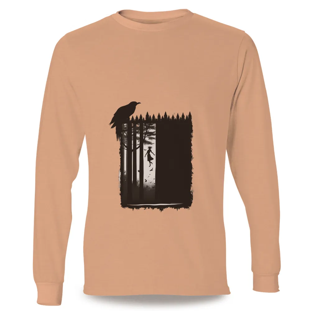 Tee Shirt Printing: Enchanting Forest Silhouette - Artistic Designs|ringo starr art shirt