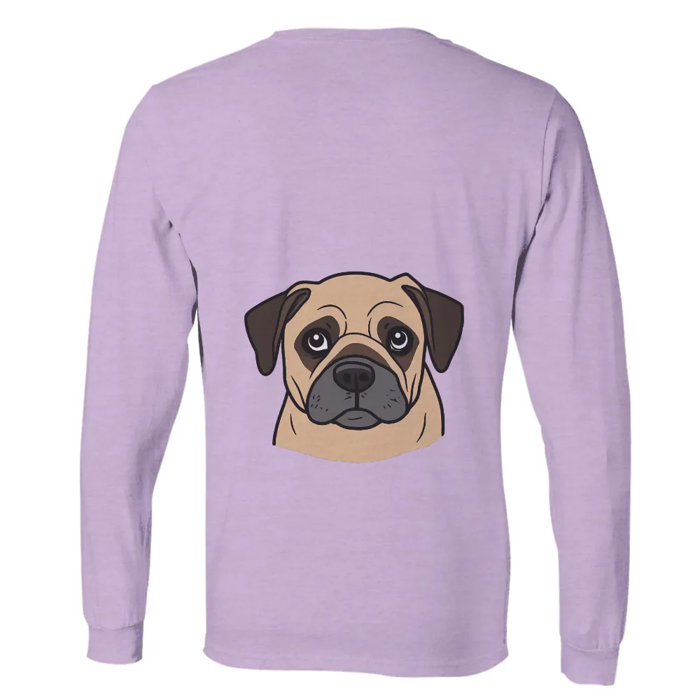 Graphic Tees: Playful Pug Portrait - Artistic Designs|sam fender hot dog t shirt