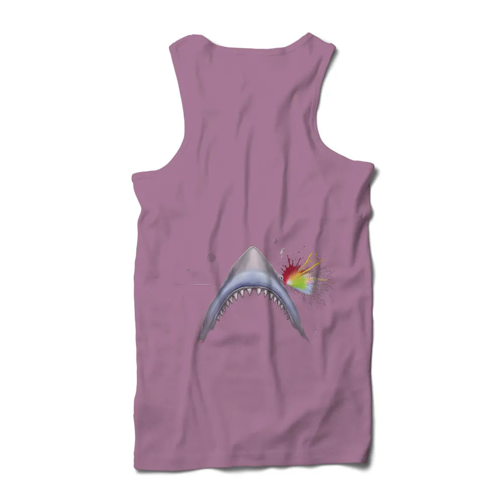 T-Shirts Pattern: Shark Fireworks - Overcoming Adversity|goku power mode t shirt