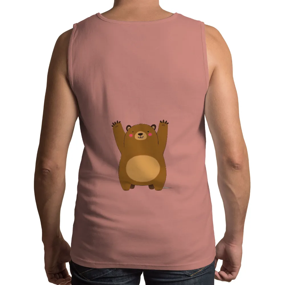 Tee Shirt Printing: Embrace Joy with a Playful Bear Design|t shirt roblox cute