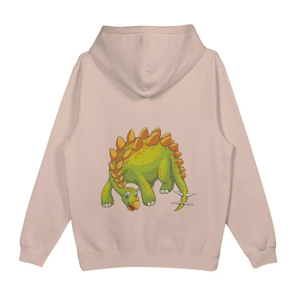 TShirt Printing: Spike the Playful Stegosaurus - Dinosaur Adventure|green tie dye alien shirt