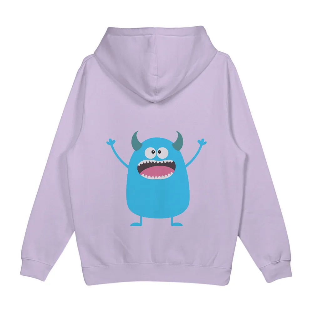 Customized Tee Shirts: Cheerful Blue Monster - Funny & Whimsical Design|blue easter shirt