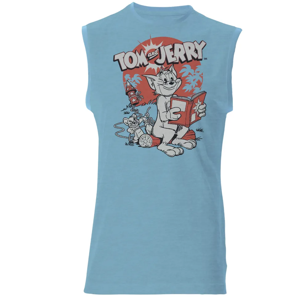 Tom and Jerry T-Shirts Pattern: A Playful Nostalgic Design|black cartoon friends shirt