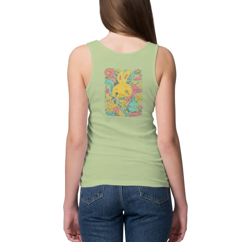 Whimsical Creatures T-Shirt Design: A Journey into Childhood Imagination|men's art cotton colorful printed loose casual shirts