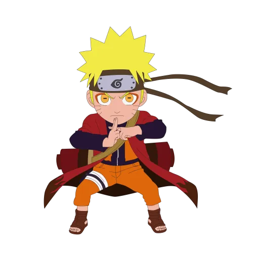 Naruto TShirt Printing - Anime Ninja with Determination