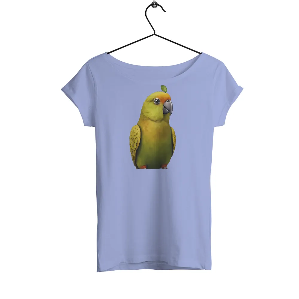 Tee Shirt Printing: Whimsical Parrot Design Celebrating Nature| playful parrot artwork