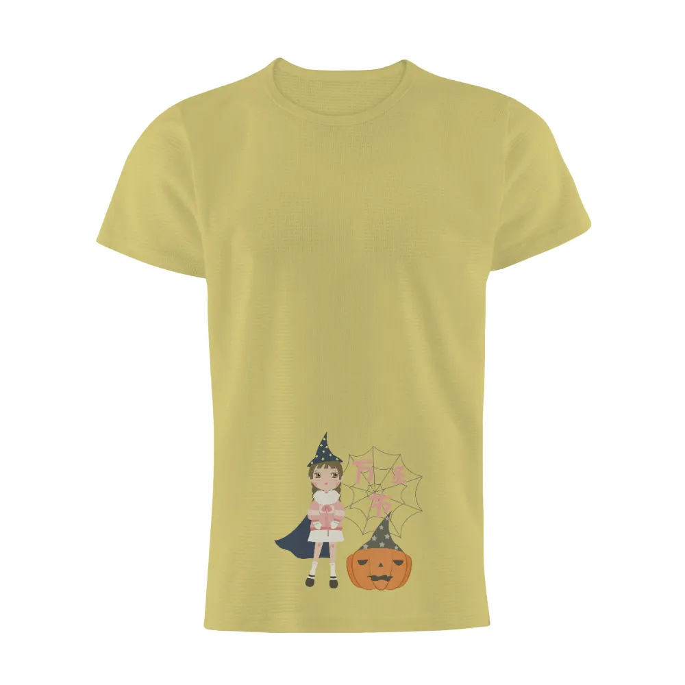 Custom T-Shirt Printing: Luna the Witch - Halloween Magic|bleached halloween shirts dollar tree