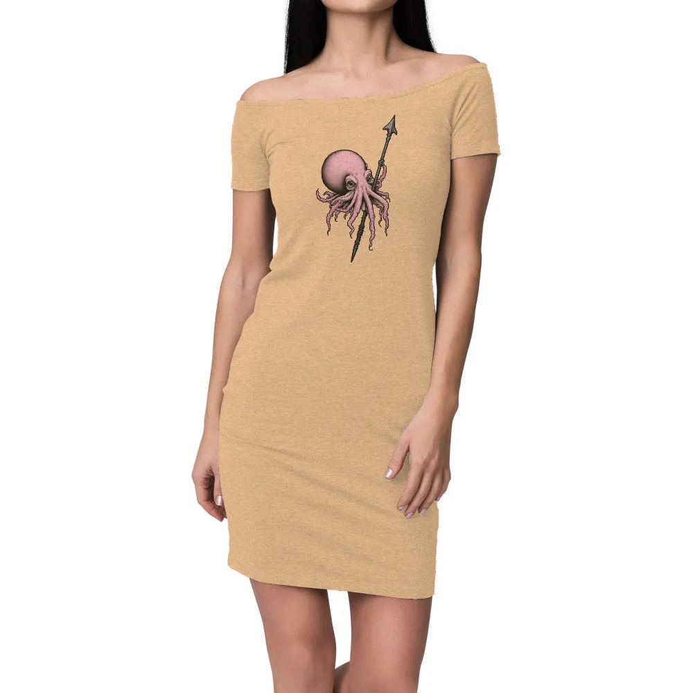 Octopus Spear Adventure Design on Custom Apparel|adventure time star wars shirt