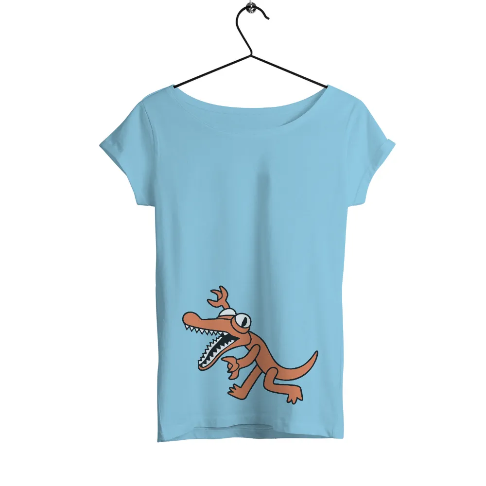 Custom T-Shirt Printing: Whimsical Dragon-Lizard Adventure|abs shirt roblox