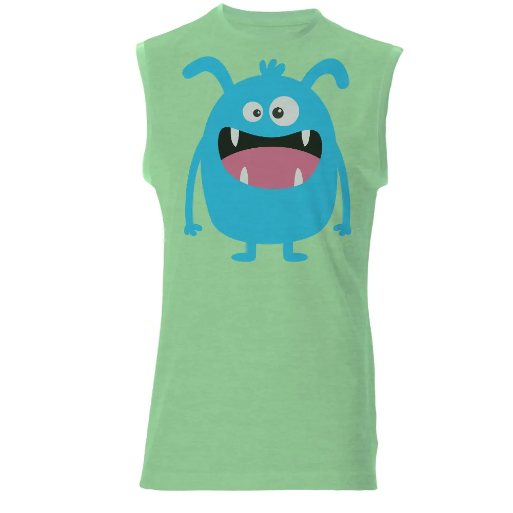 Tee Shirt Printing: Spread Joy with Bloop the Blue Monster|happy plants nursery shirt