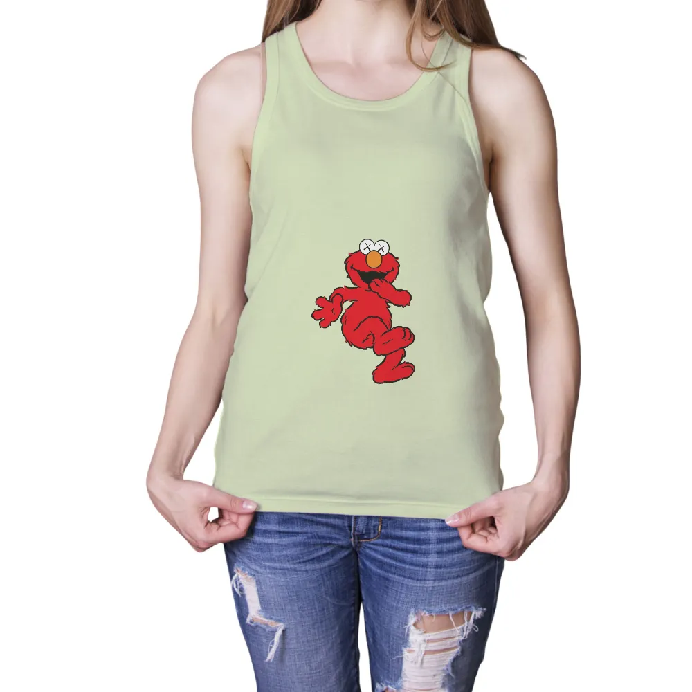 T-Shirts Custom: Red Creature Dancing in Joy|fun squad t shirt youtube