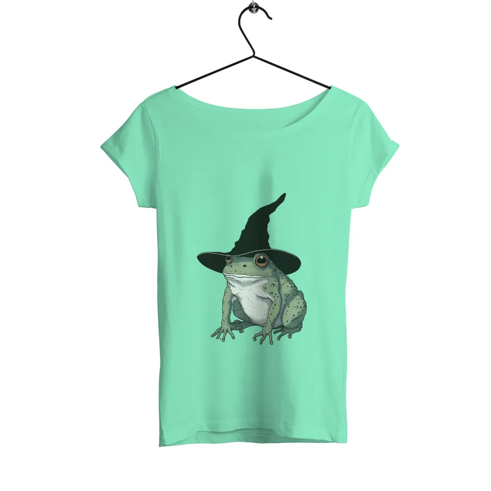 T-Shirts Pattern: Warty the Frog in a Witch Hat - Fantasy & Humor|final fantasy xt shirt