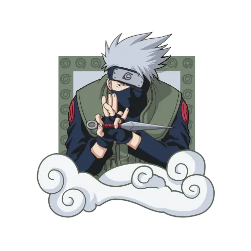 Tee Shirts Printed with Kakashi Hatake: Ready for Battle