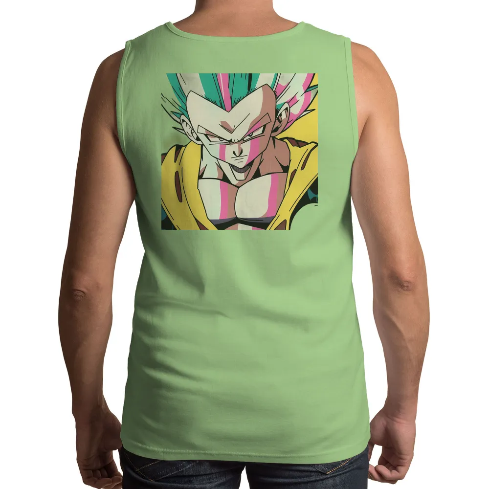 Customized Tee Shirts: Celebrate Anime Culture with Intense Character Design| dynamic pose