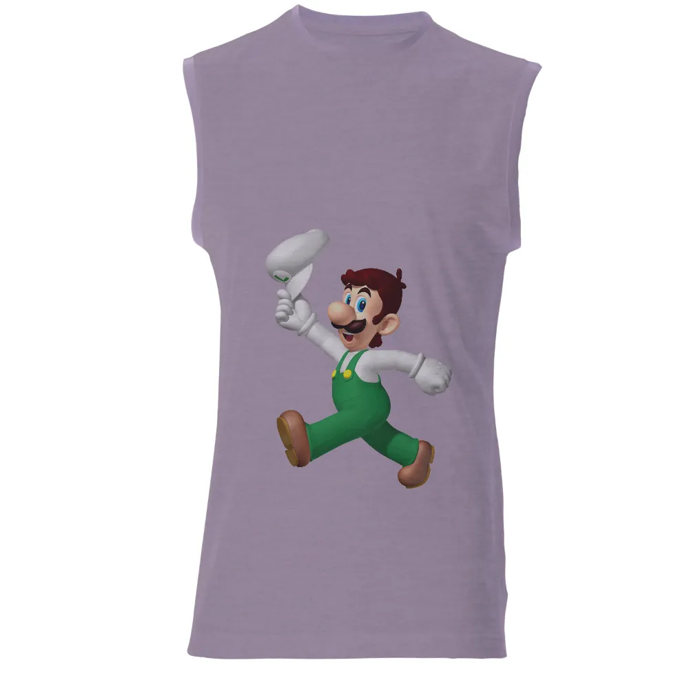 Tee Shirt Printing: Luigi's Epic Adventure - Gaming T-Shirt|classic fit essential stretch shirt