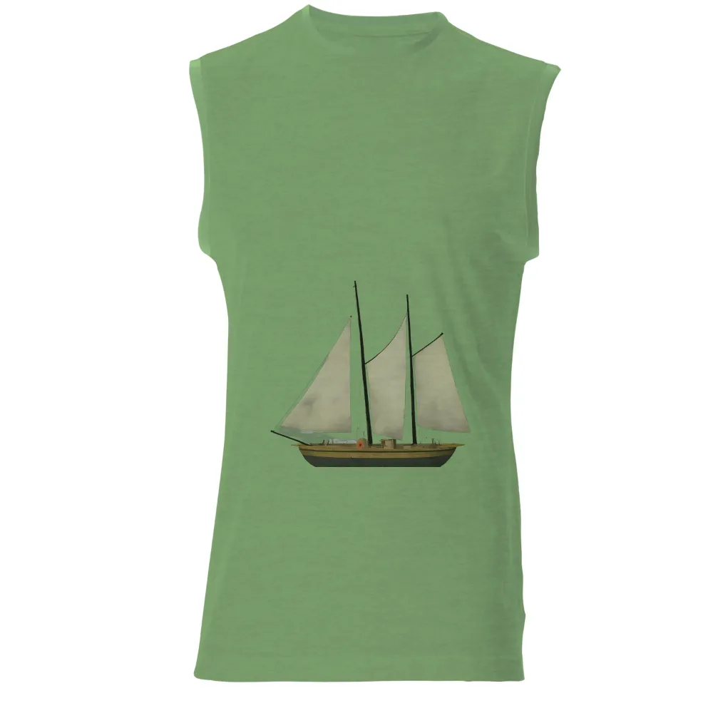 Graphic Tees: Sailing Ship Adventure - Vintage Maritime Design|retro duck t shirts