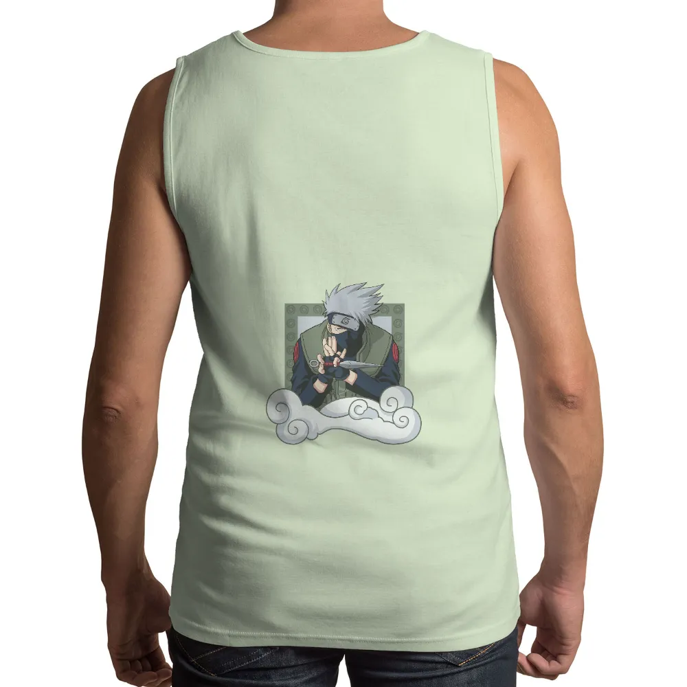 Tee Shirts Printed with Kakashi Hatake: Ready for Battle|men naruto pants