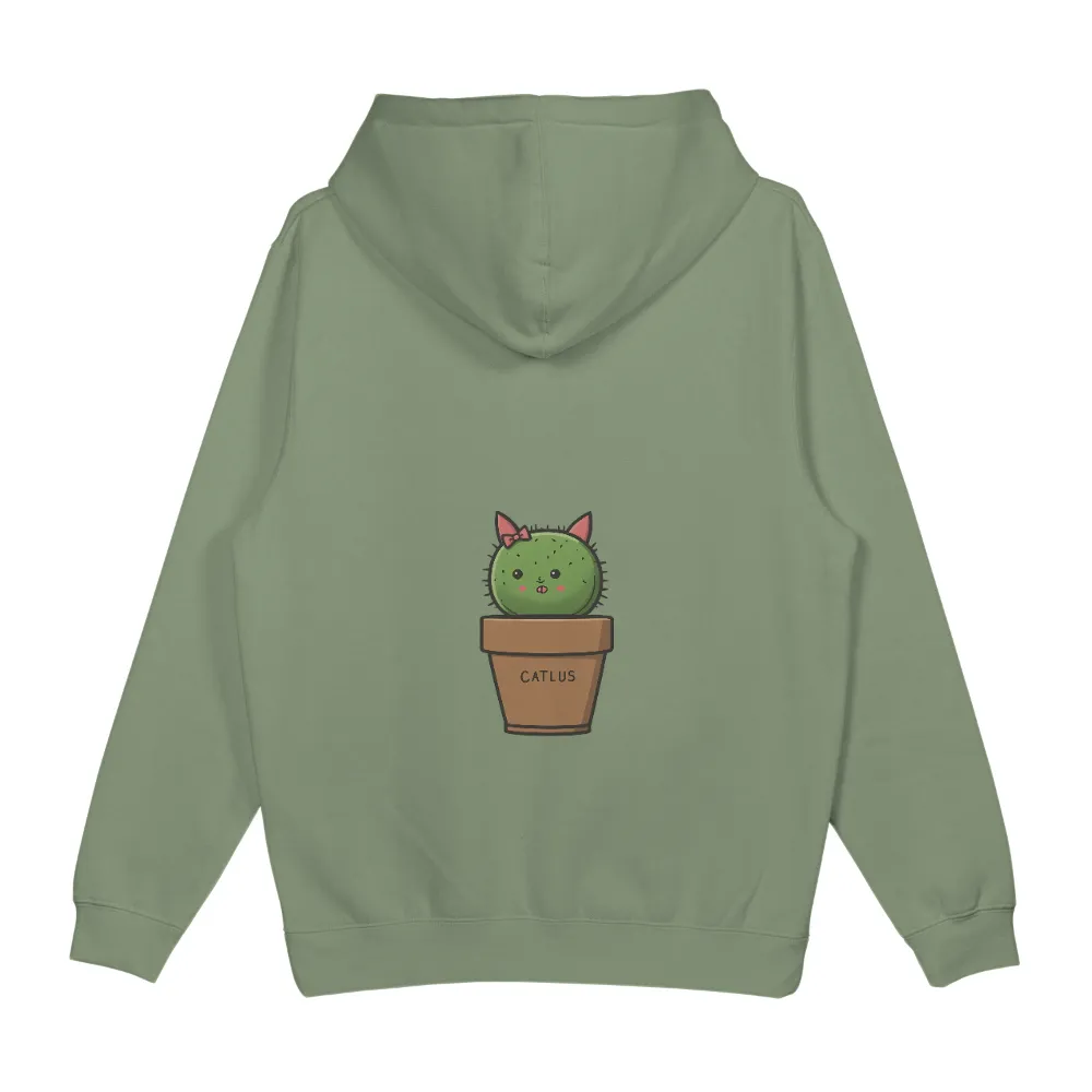 Tee Shirts Printed: CATLUS - Whimsical Cactus Cat Design|its vibrating cat shirt