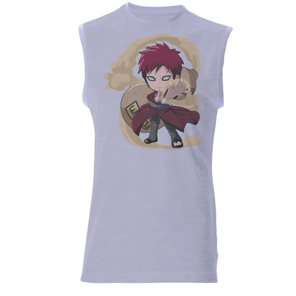 T-Shirts Custom: Chibi Gaara from Naruto - Anime Fans' Favorite|hidden naruto shirt