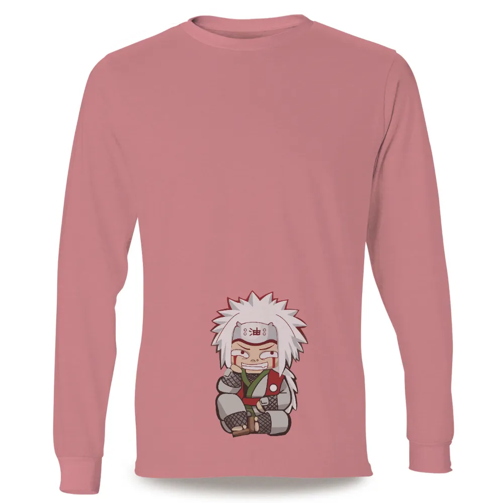 Customized Tee Shirts: Jiraiya - A Blend of Humor and Nostalgia|cartoon character with star on shirt