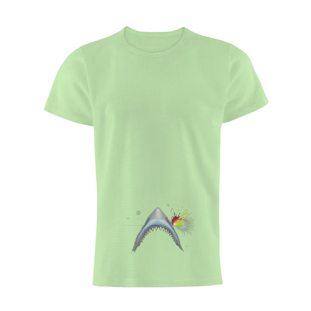 T-Shirts Pattern: Shark Fireworks - Overcoming Adversity|frank ocean band tee