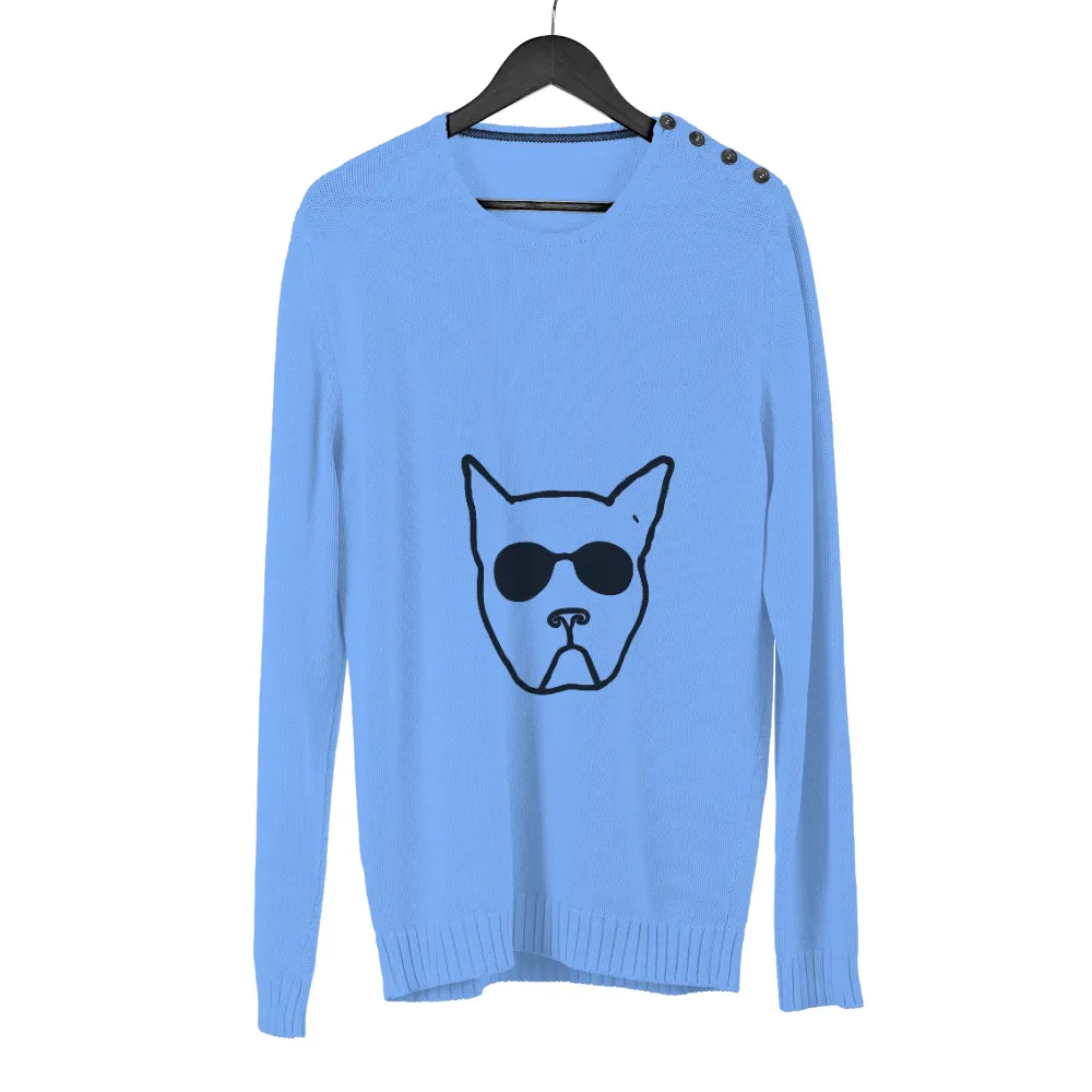 T-Shirts Custom: Cool French Bulldog with Sunglasses|French Bulldog with sunglasses